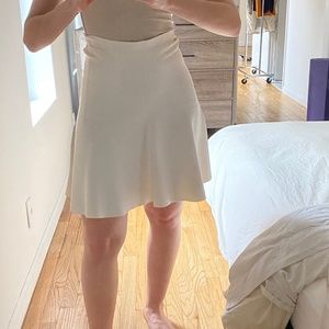 BCBGMAXAZRIA A-Line White Skirt